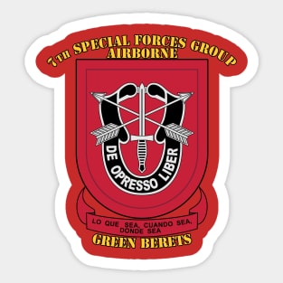 7th Special Forces Group Sticker